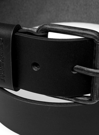 Ceinture Carhartt Wip SCRIPT BELT LEATHER Black
