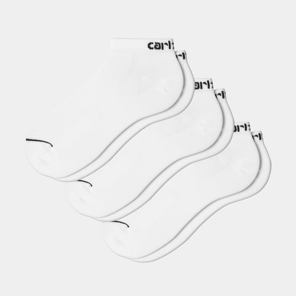 Chausette Carhartt Wip SCRIPT SNEAKERS SOCKS White — Carhartt wip