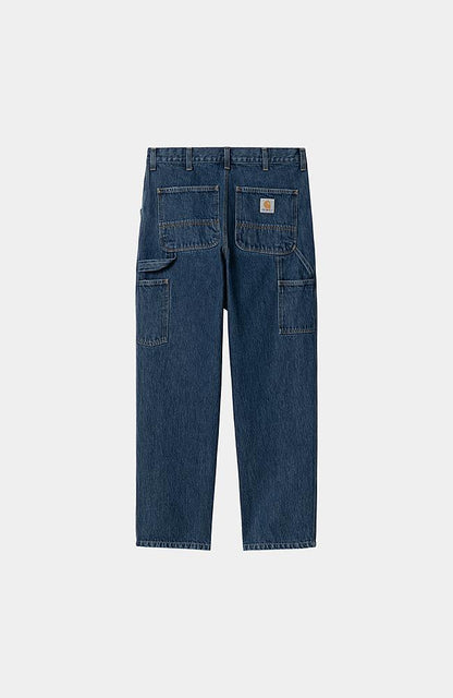 Jean Carhartt Wip SINGLE KNEE PANT Blue Stone Washed