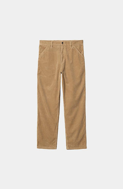 Jean Carhartt Wip SINGLE KNEE PANT CORDUROY Peanut