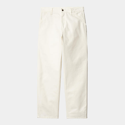 Jean Carhartt Wip SINGLE KNEE PANT Wax Rinsed