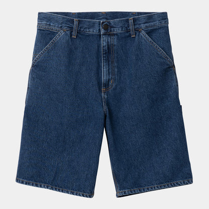 Short Carhartt Wip SINGLE KNEE SHORT Blue Stone Wash