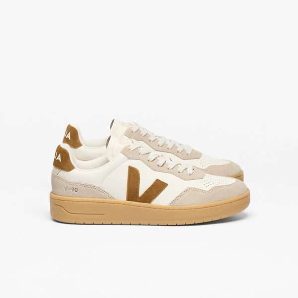 V-90 LEATHER CAMEL NATURAL — Veja