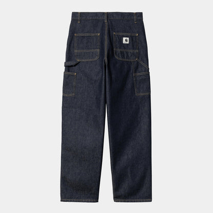 W BRANDON DOUBLE KNEE PANT Blue Rinsed