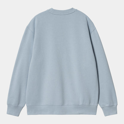 W CARHARTT SWEAT Misty Sky White