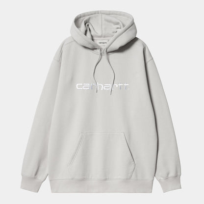 W HOODED CARHARTT SWEAT Basalt White