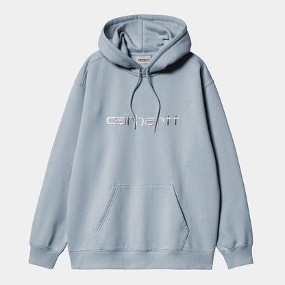 W HOODED CARHARTT SWEAT Misty Sky White
