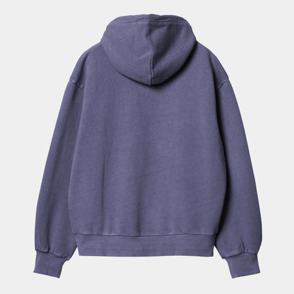 W HOODED NELSON SWEAT Aura