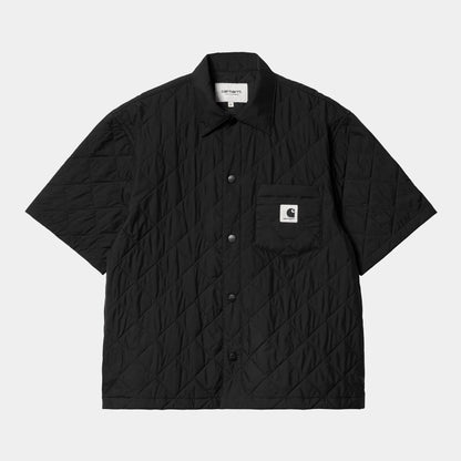W LAURENS S/S SHIRT JACKET Black