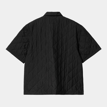 W LAURENS S/S SHIRT JACKET Black