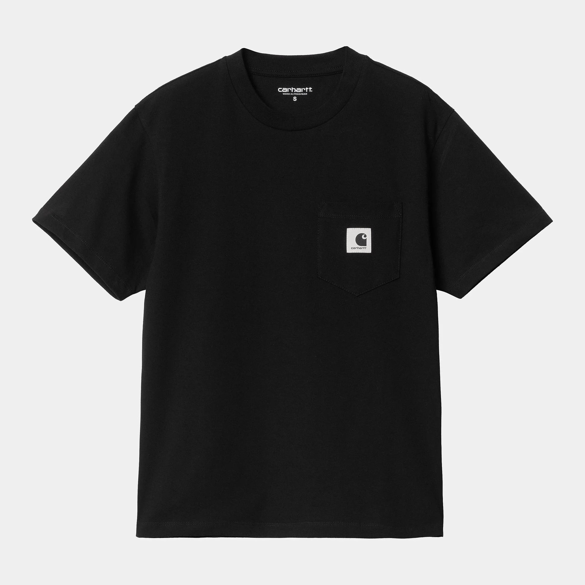 W POCKET S/S TEE Black - Uptown 42