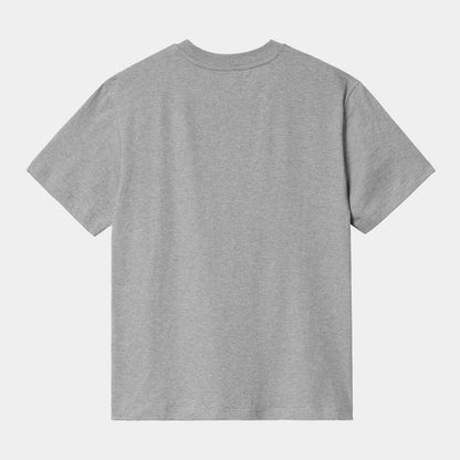 W POCKET S/S TEE Grey Heather