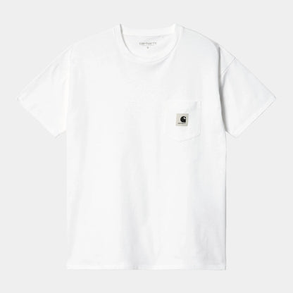 W POCKET S/S TEE White