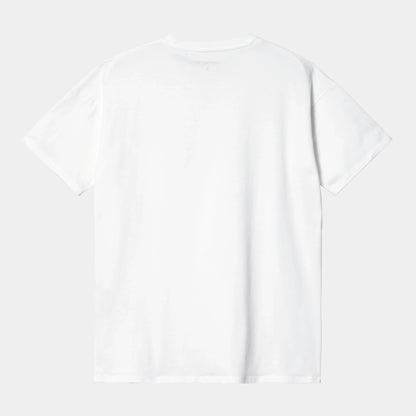 W POCKET S/S TEE White