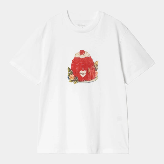 W PUDDING S/S TEE White