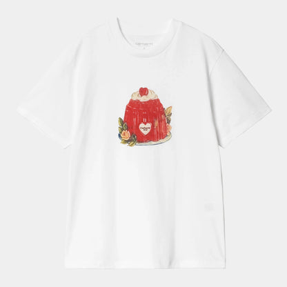 W PUDDING S/S TEE White