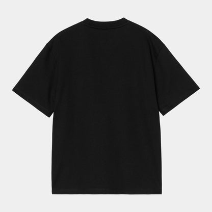 W RIVET S/S TEE Black silver