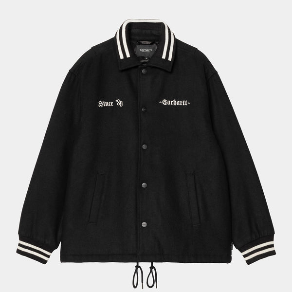 Veste Carhartt Wip WOOL COACH JACKET Black Wax — Carhartt wip
