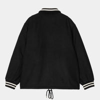 Veste Carhartt Wip WOOL COACH JACKET Black Wax