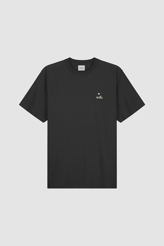 HEART LOGO S/S TEE Black